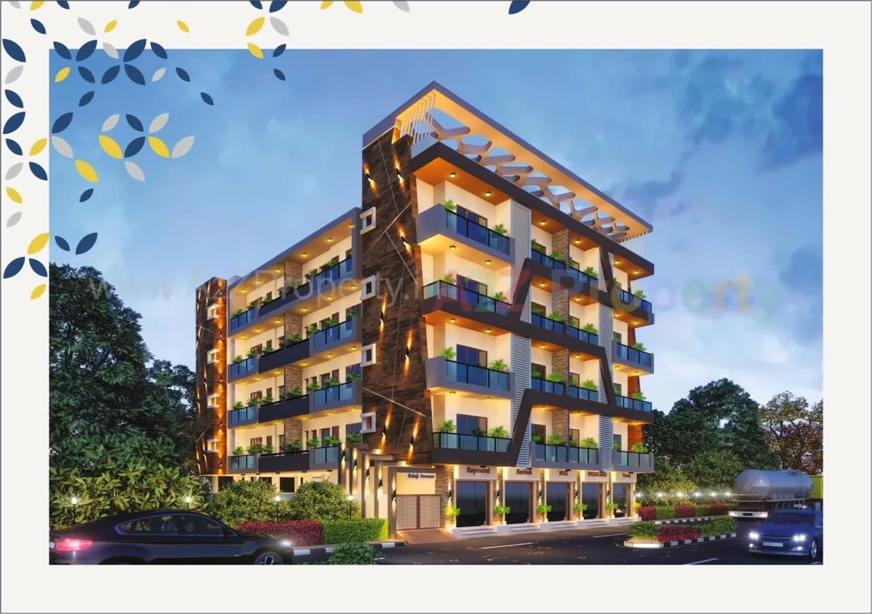 3D Elevation of real estate project Balaji Avenue located at Porbander, Porbandar, Gujarat