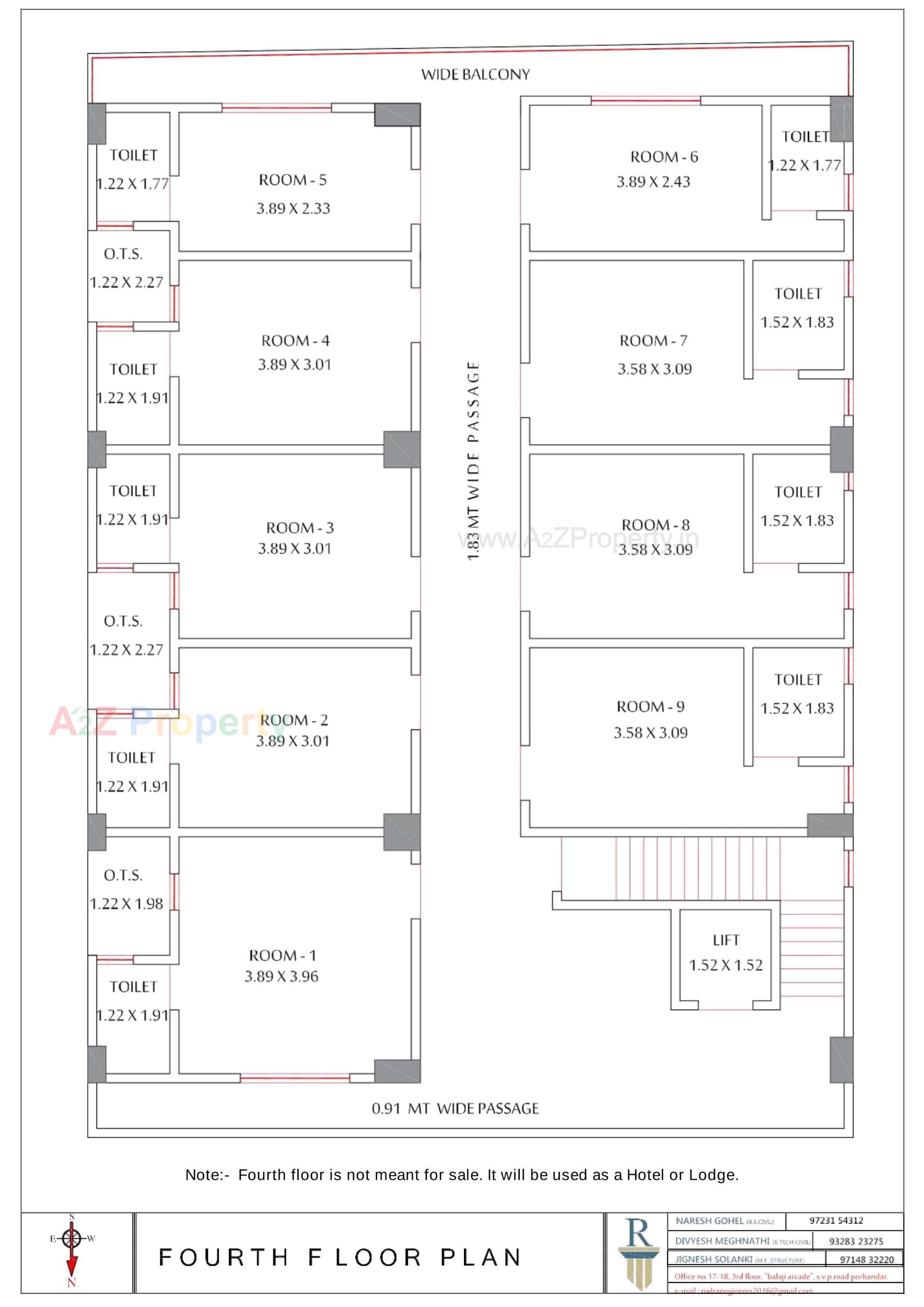 Layout of real estate project Balaji Square located at Porbandar, Porbandar, Gujarat