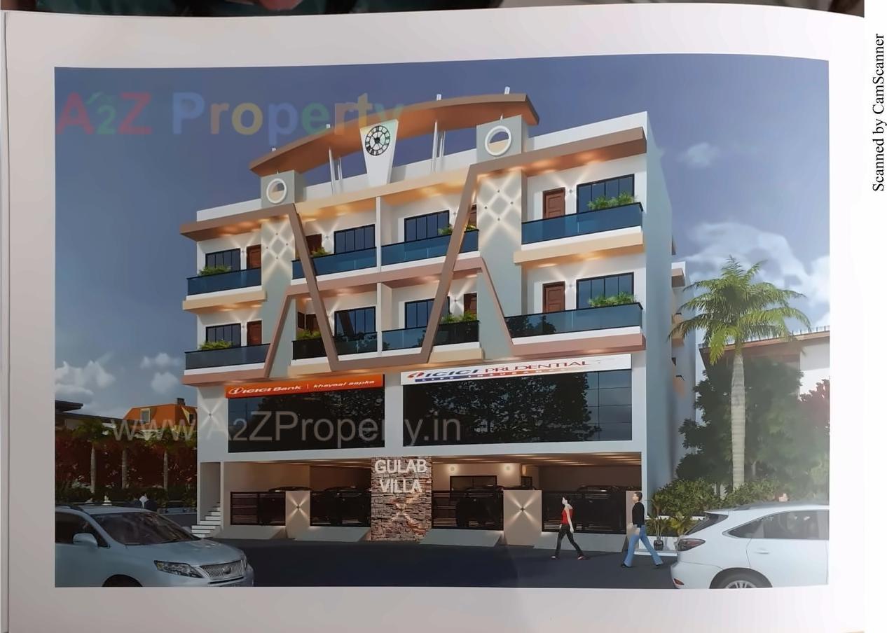 3D Elevation of real estate project Gulab Villa located at Porbandar, Porbandar, Gujarat