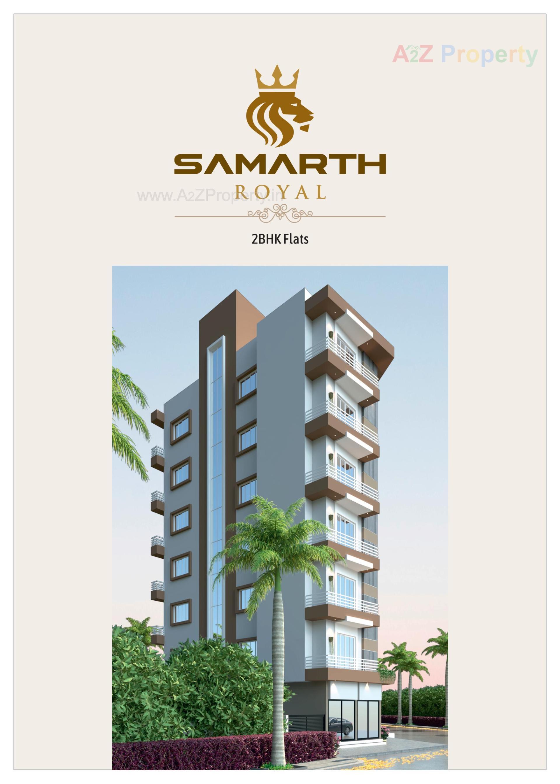 3D Elevation of real estate project Samarth Royal located at Porbandar, Porbandar, Gujarat