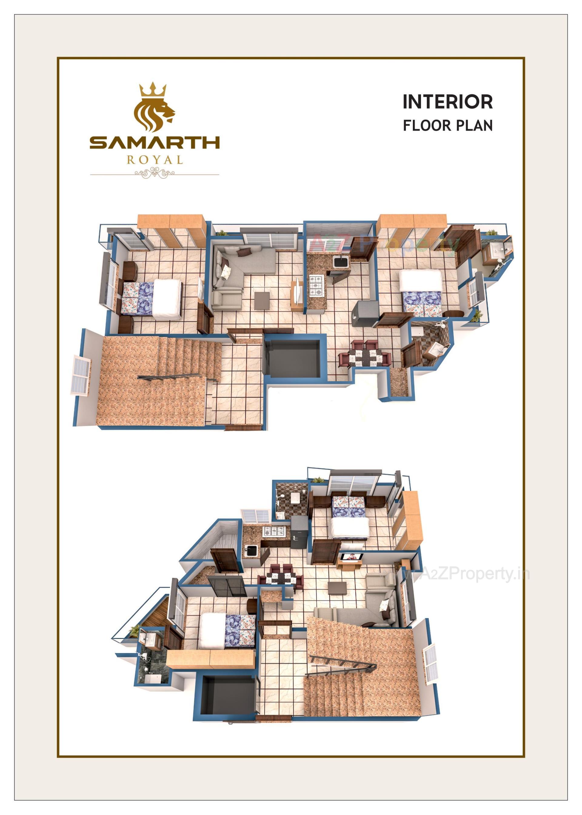 Layout of real estate project Samarth Royal located at Porbandar, Porbandar, Gujarat