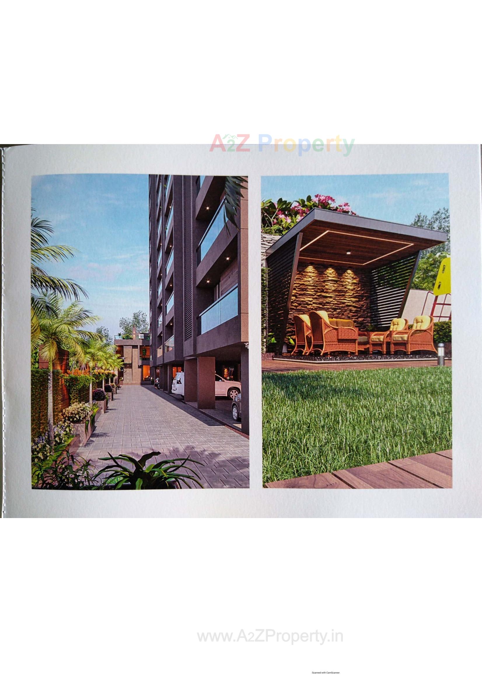 3D Elevation of real estate project 36 Avenue located at Motamava, Rajkot, Gujarat