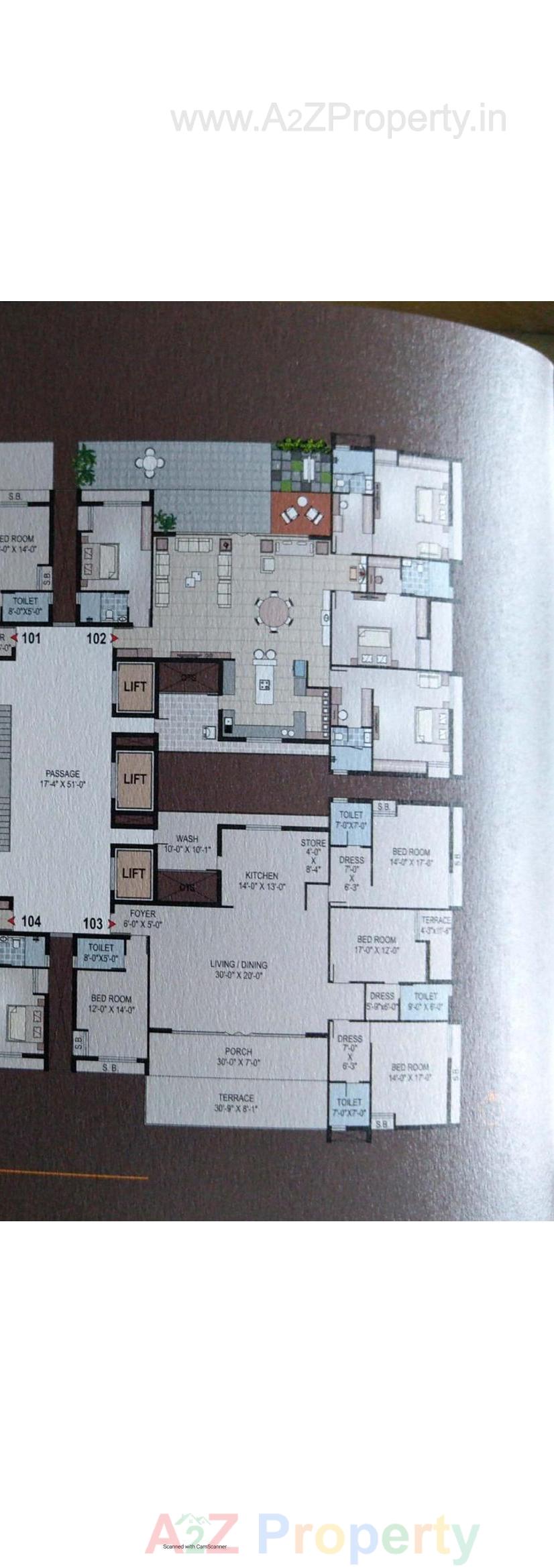 Layout of real estate project 36 Avenue located at Motamava, Rajkot, Gujarat