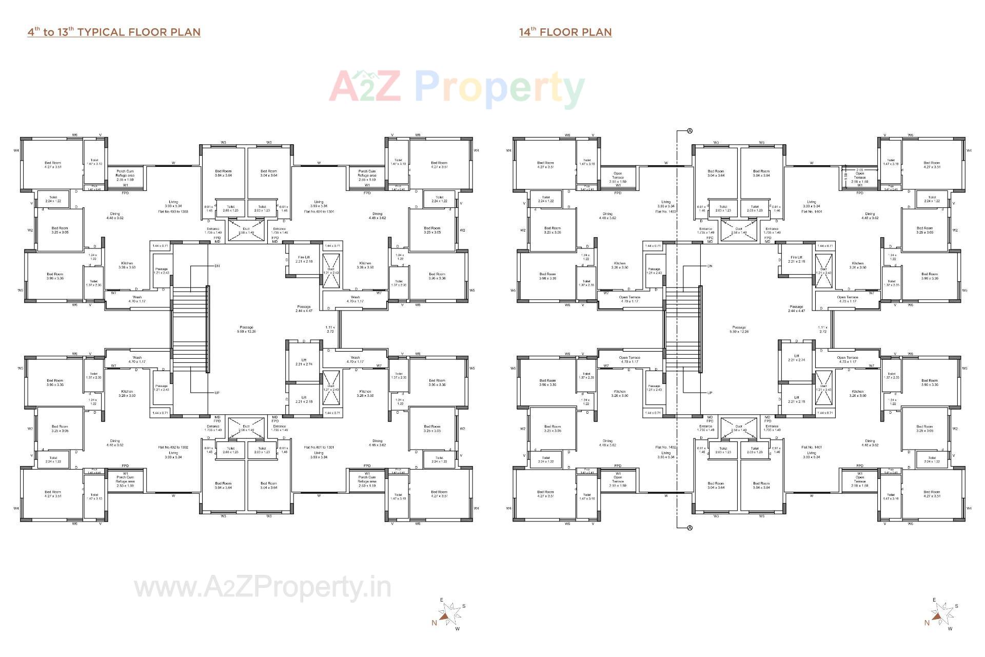 Layout of real estate project 48 Avenue located at Mavdi-ta, Rajkot, Gujarat