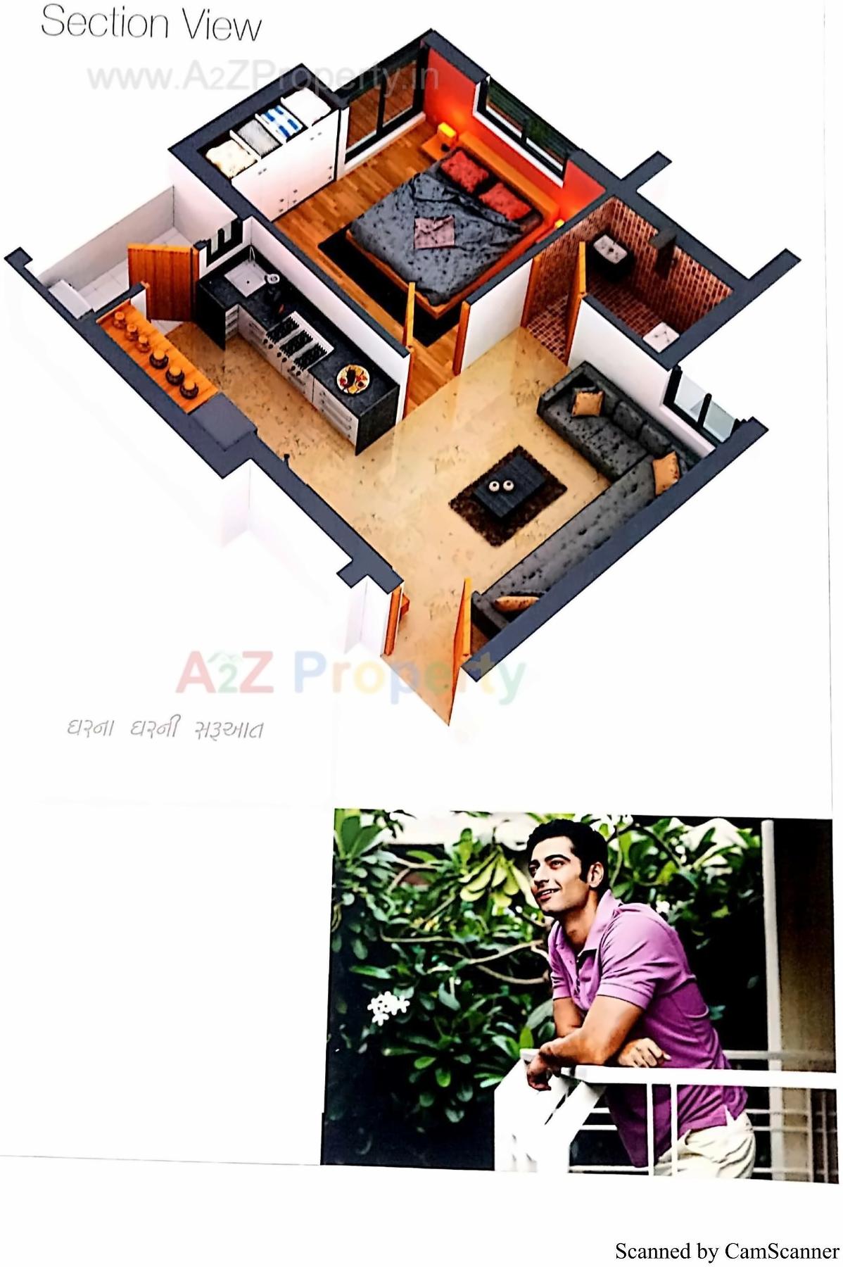 Layout of real estate project A One Heights located at Raiya, Rajkot, Gujarat