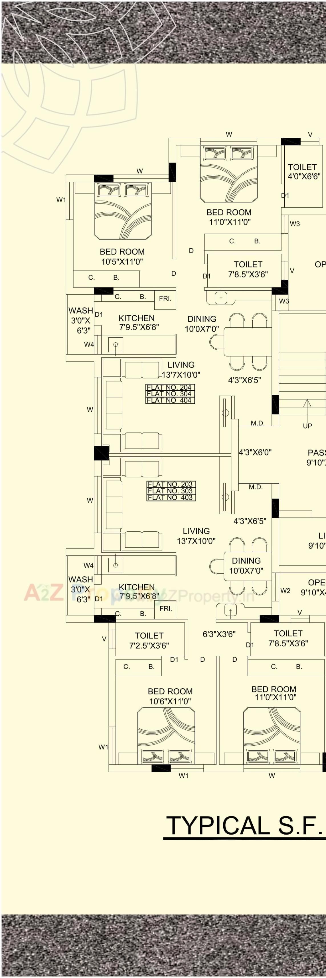 Layout of real estate project Aadarsh City located at Mavdi, Rajkot, Gujarat