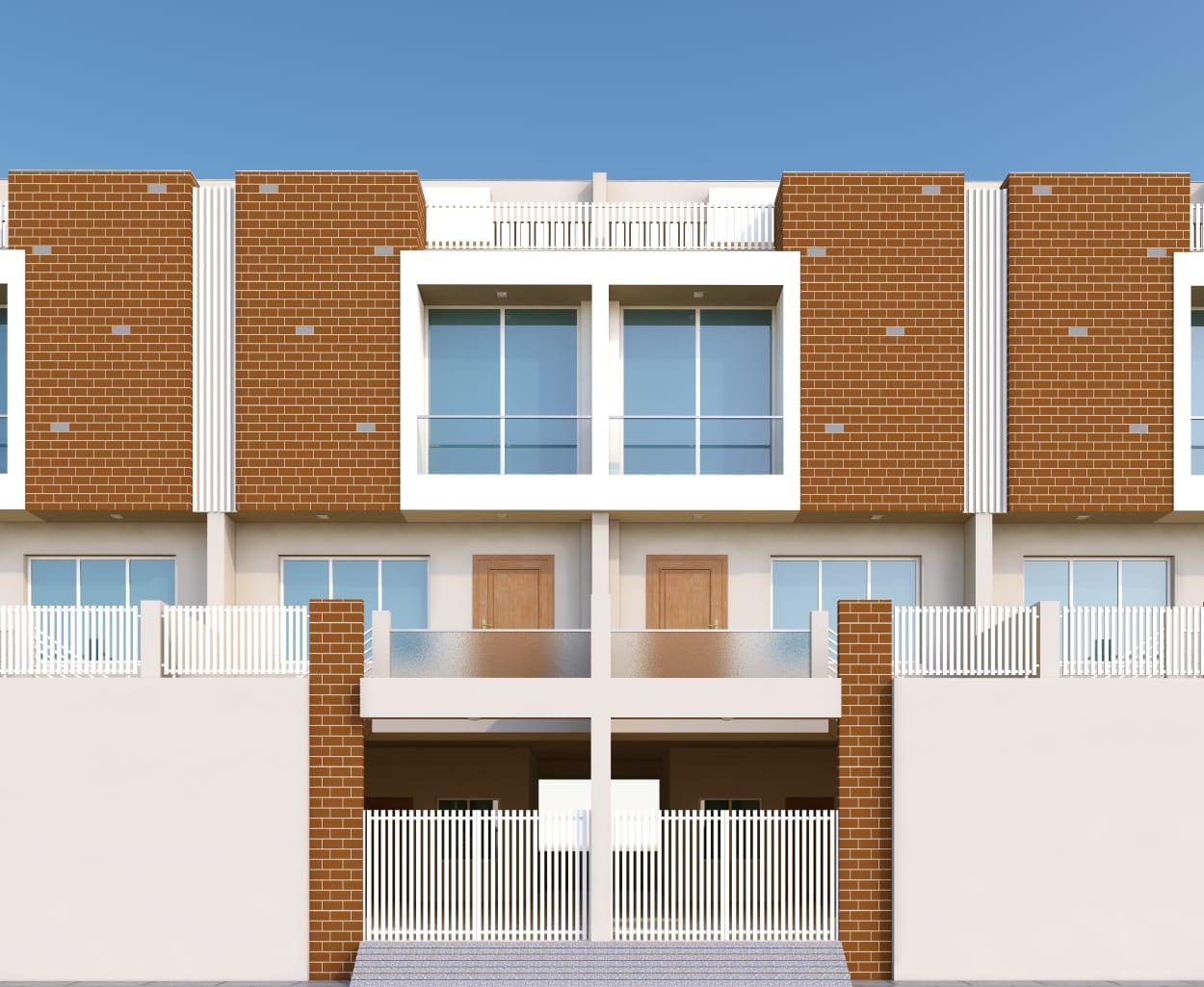 100210_const of real estate project Aadarsh Green City located at Mavdi, Rajkot, Gujarat