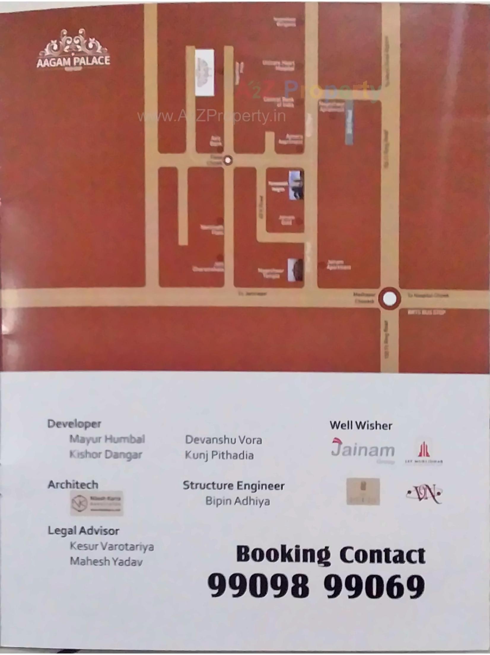  of real estate project Aagam Palace located at Ghanteshwar, Rajkot, Gujarat
