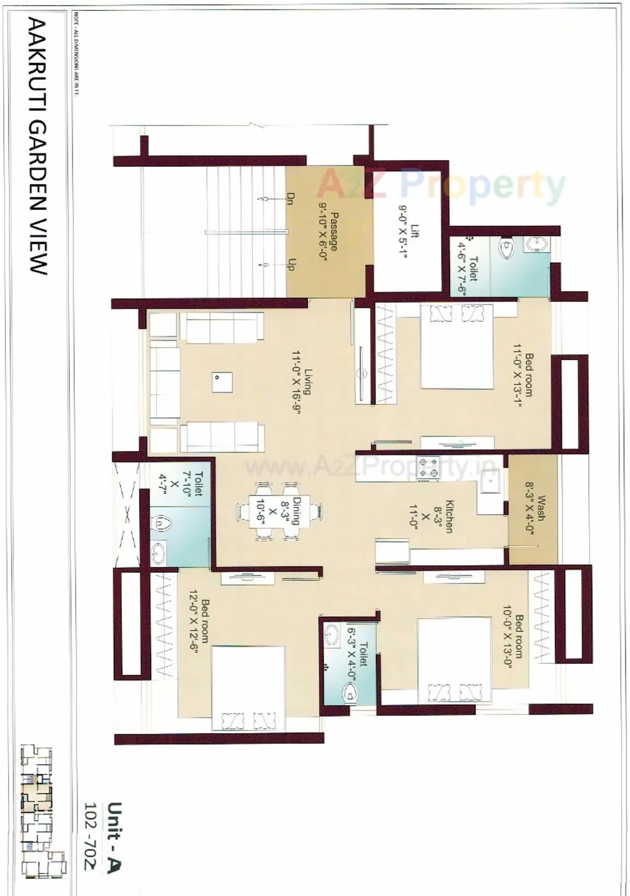 Layout of real estate project Aakruti Garden View located at Rajkot, Rajkot, Gujarat