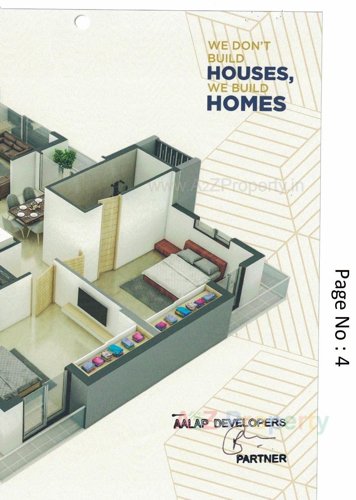 Layout of real estate project Aalap Astoria located at Nanamava, Rajkot, Gujarat