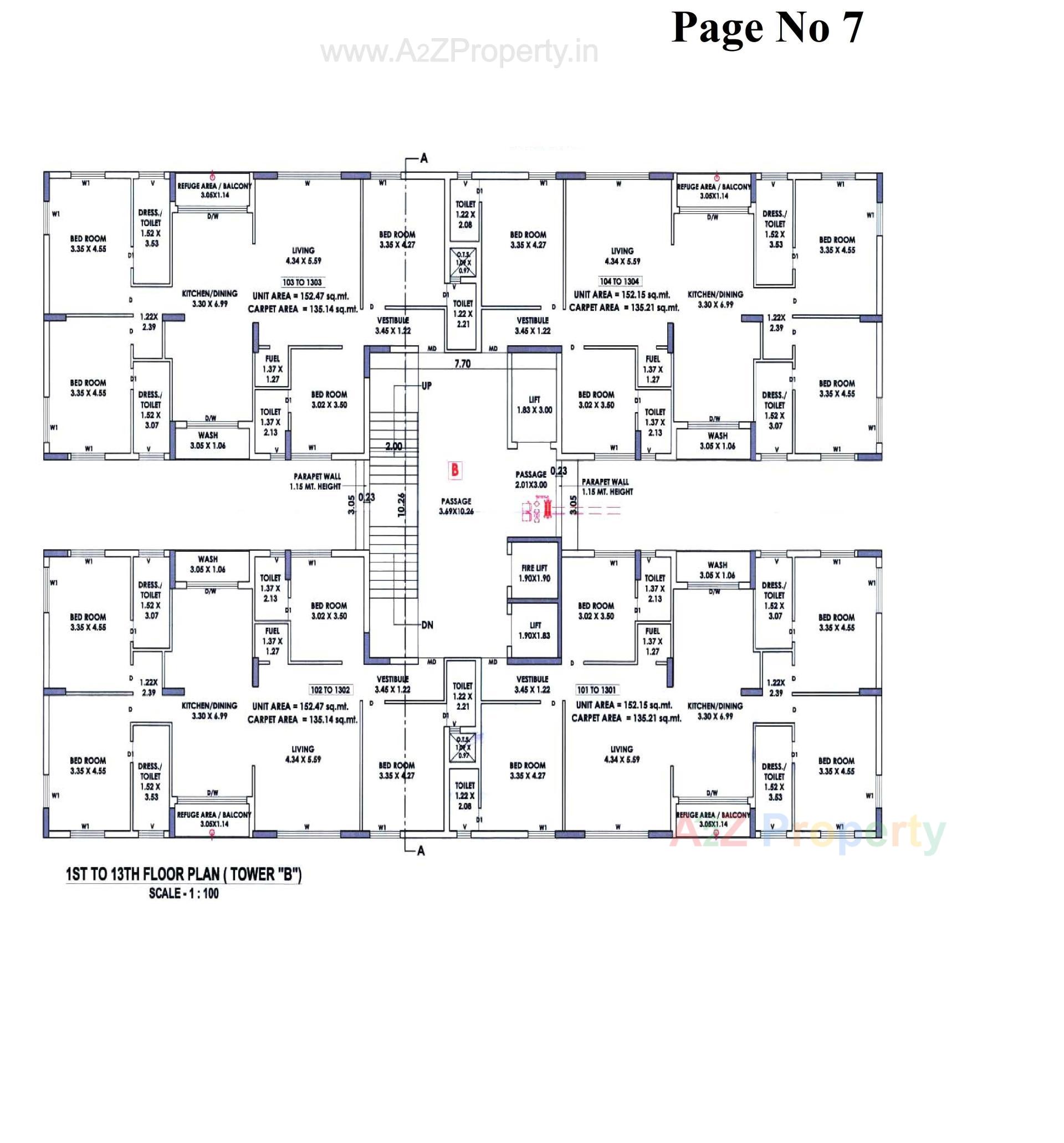 Layout of real estate project Aalap Astoria located at Nanamava, Rajkot, Gujarat