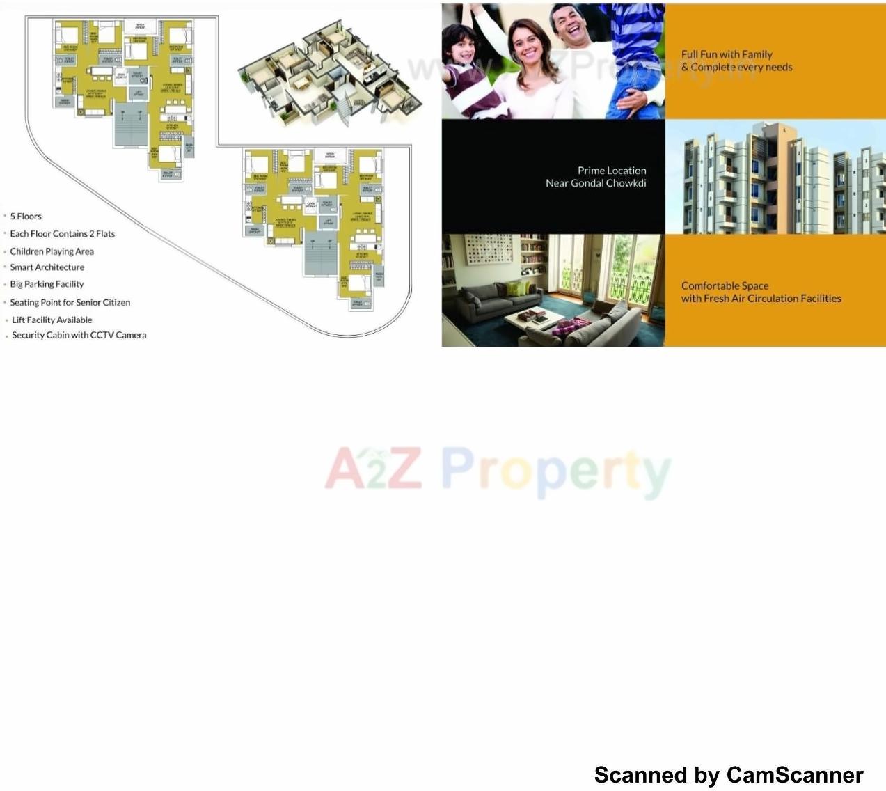 Layout of real estate project Aalekh Heights located at Kothariya, Rajkot, Gujarat