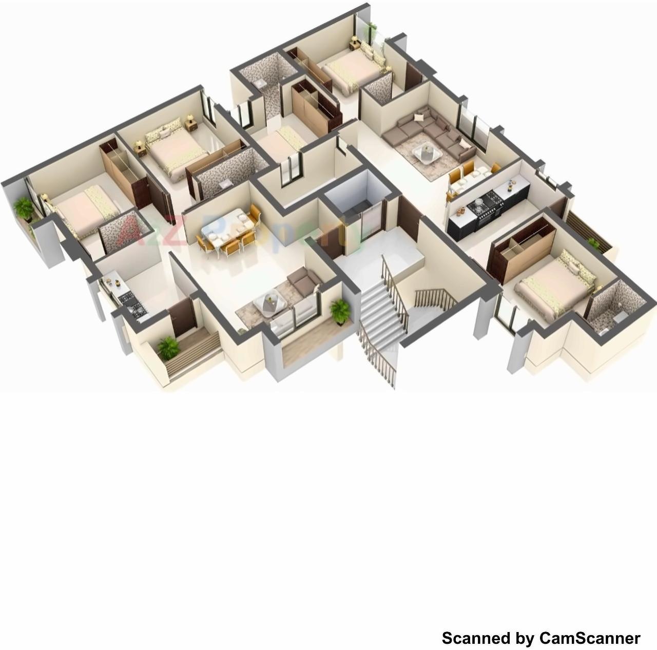 Layout of real estate project Aalekh Heights located at Kothariya, Rajkot, Gujarat