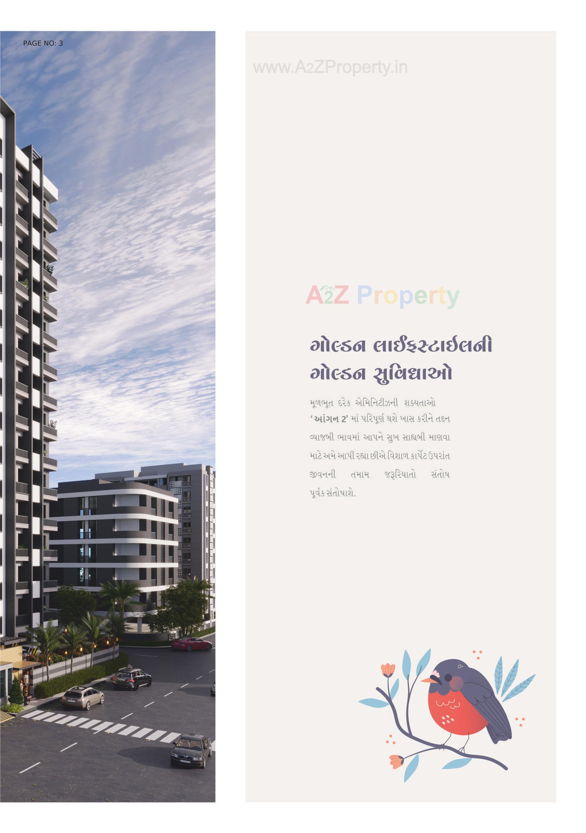  of real estate project Aangan located at Madhapar, Rajkot, Gujarat