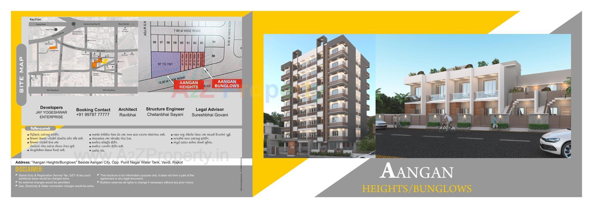  of real estate project Aangan Heights, Aangan Bunglow located at Vavdi, Rajkot, Gujarat