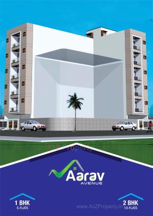 Elevation of real estate project Aarav Avenue located at Mavdi, Rajkot, Gujarat