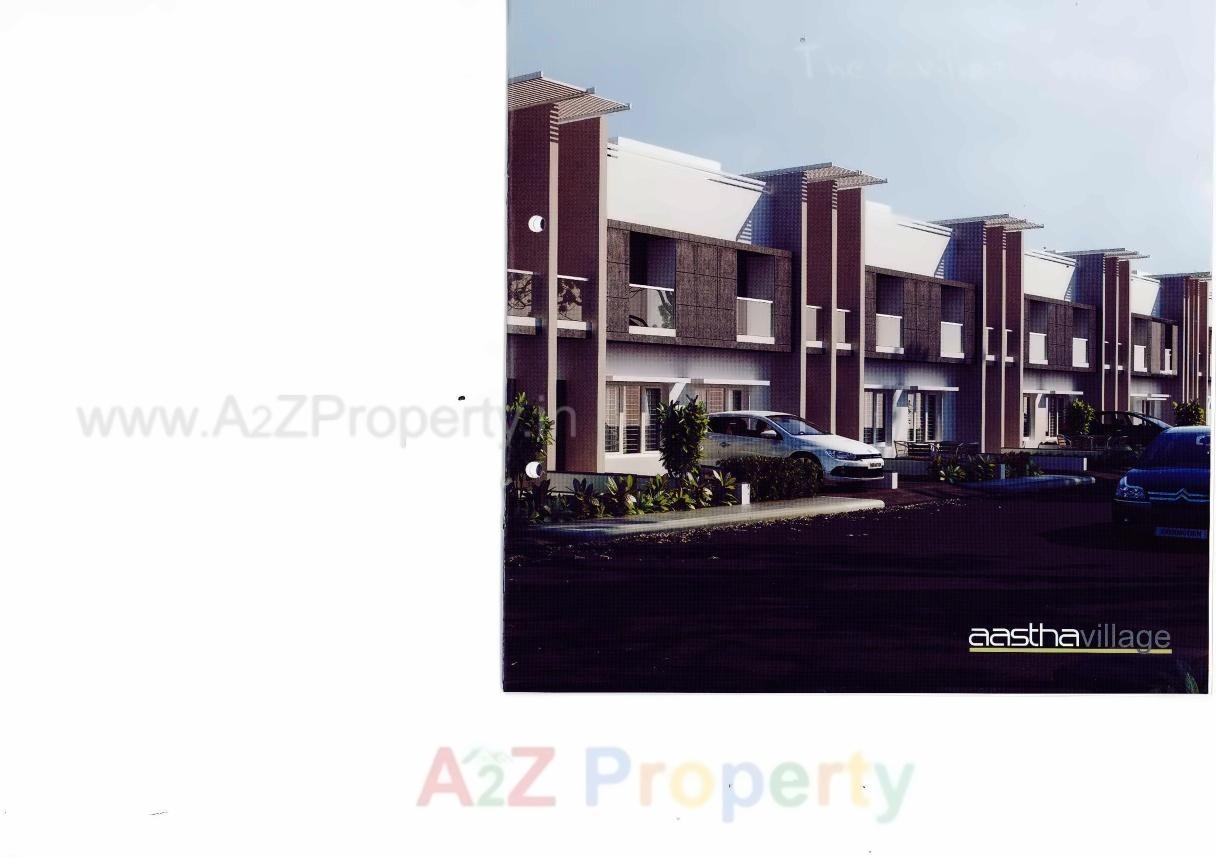 3D Elevation of real estate project Aastha Village located at Metoda, Rajkot, Gujarat