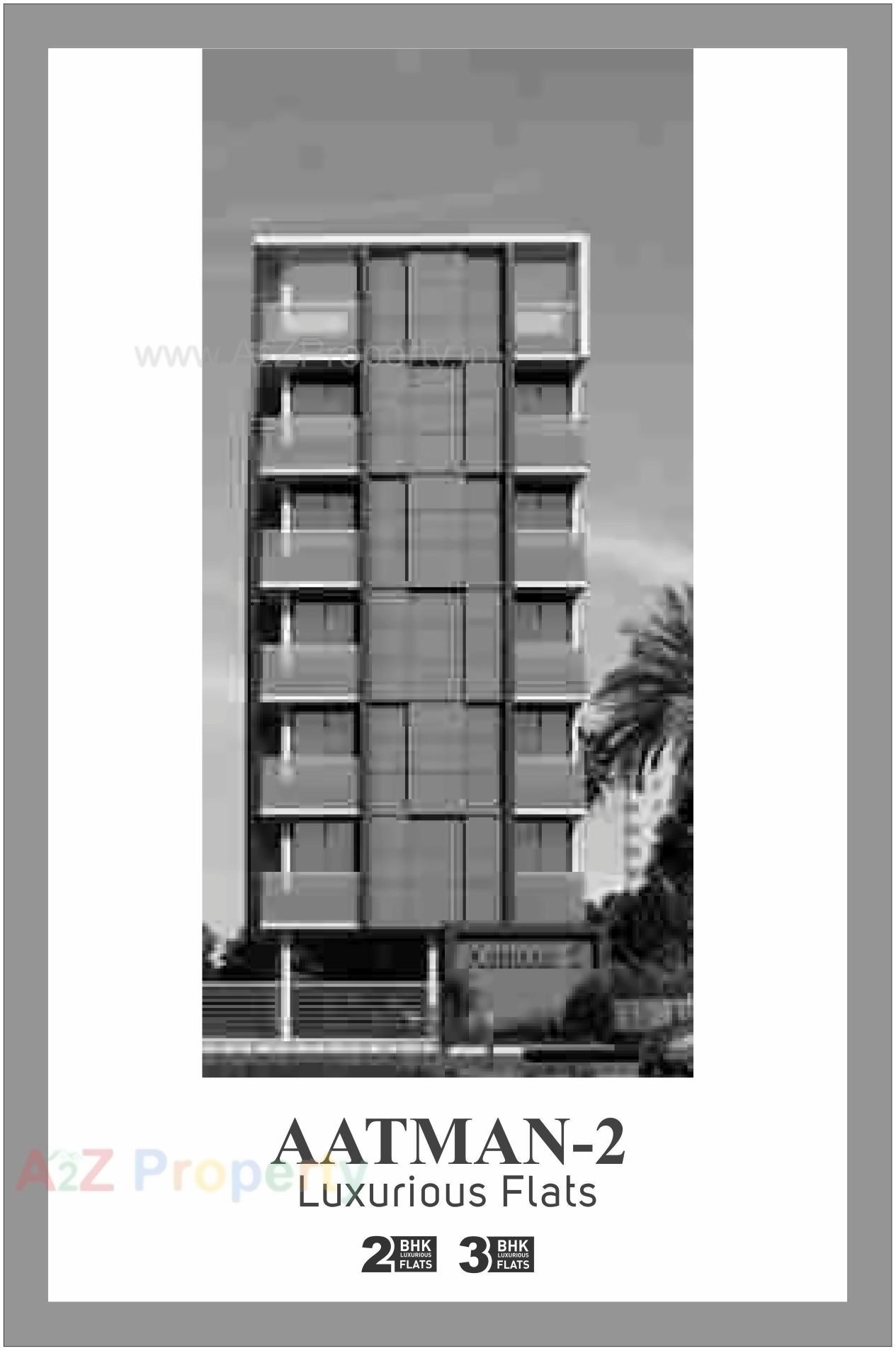 Layout of real estate project Aatman located at Nana-mava, Rajkot, Gujarat