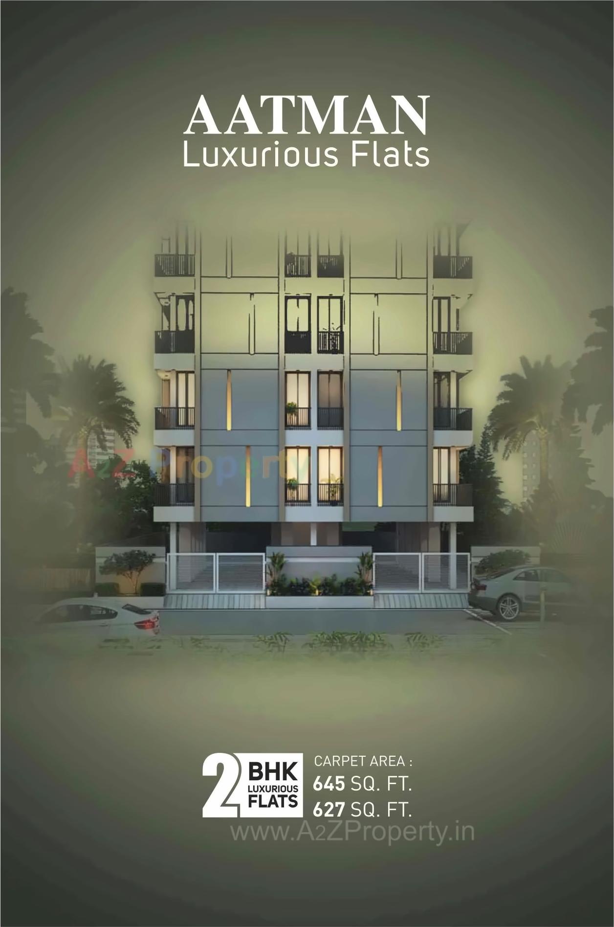 3D Elevation of real estate project Aatman located at Nana-mava, Rajkot, Gujarat