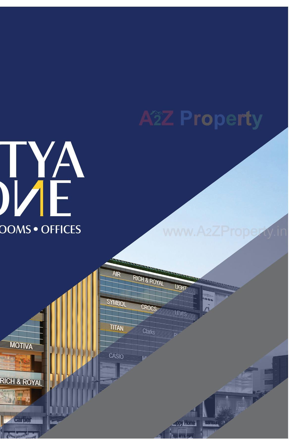 3D Elevation of real estate project Aditya One located at Motamava, Rajkot, Gujarat