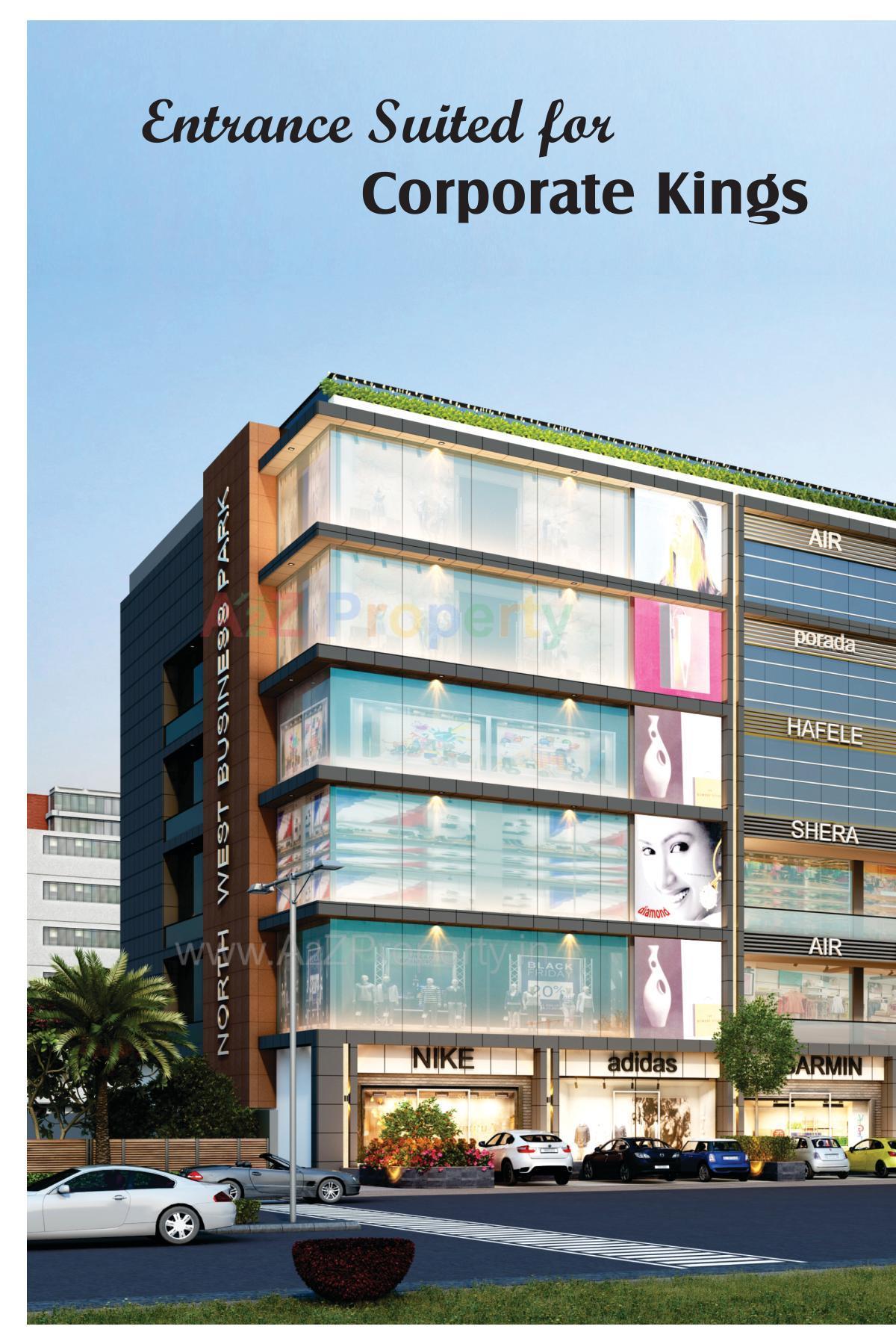 3D Elevation of real estate project Aditya One located at Motamava, Rajkot, Gujarat