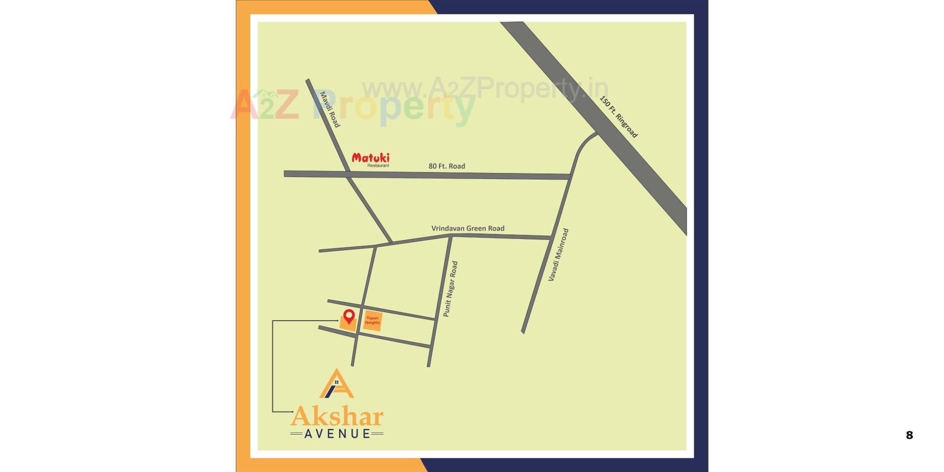  of real estate project Akshar Avenue located at Vavdi, Rajkot, Gujarat