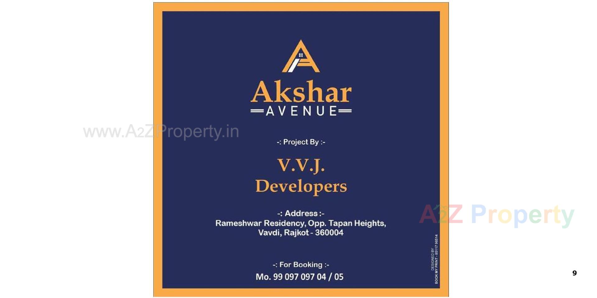  of real estate project Akshar Avenue located at Vavdi, Rajkot, Gujarat