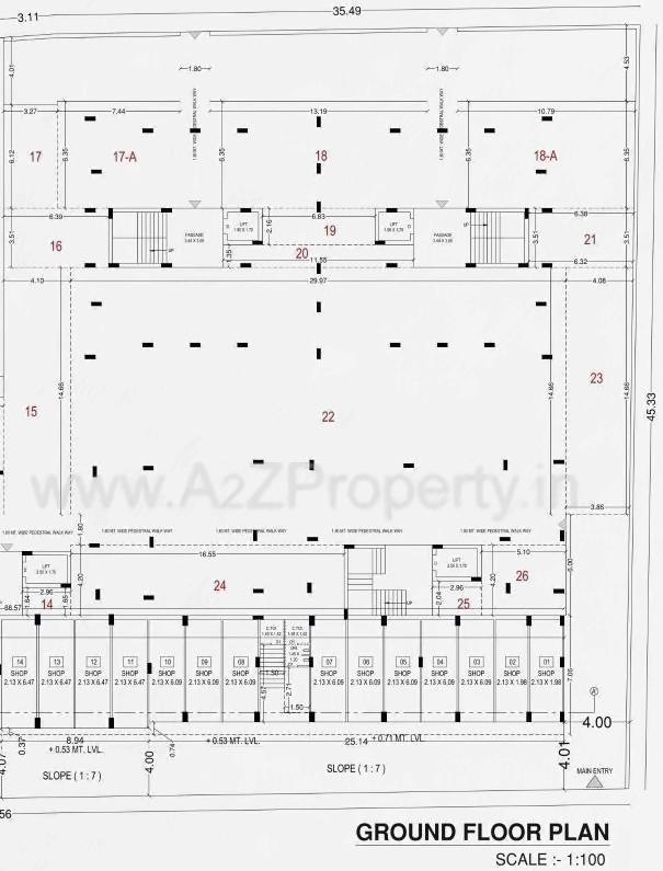 Layout of real estate project Akshar City located at Rajkot, Rajkot, Gujarat