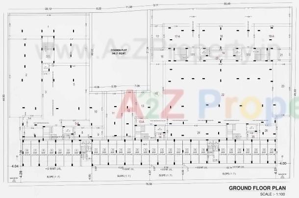 Layout of real estate project Akshar City located at Rajkot, Rajkot, Gujarat