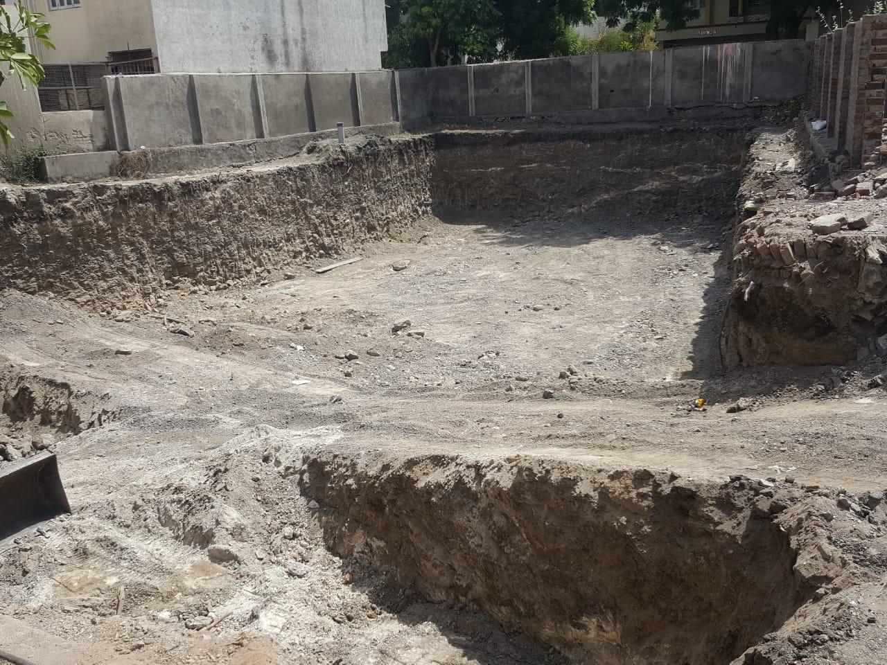 109054_const of real estate project Akshar Enclave located at Nana-mava, Rajkot, Gujarat