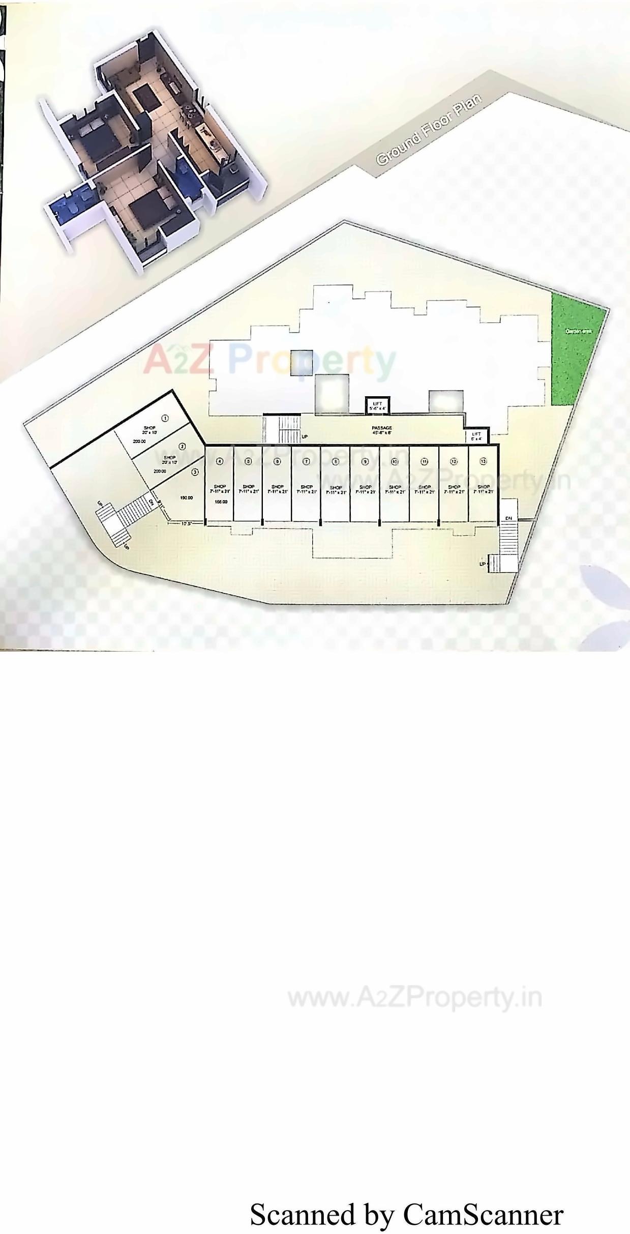 Layout of real estate project Akshar Habitat located at Rajkot, Rajkot, Gujarat