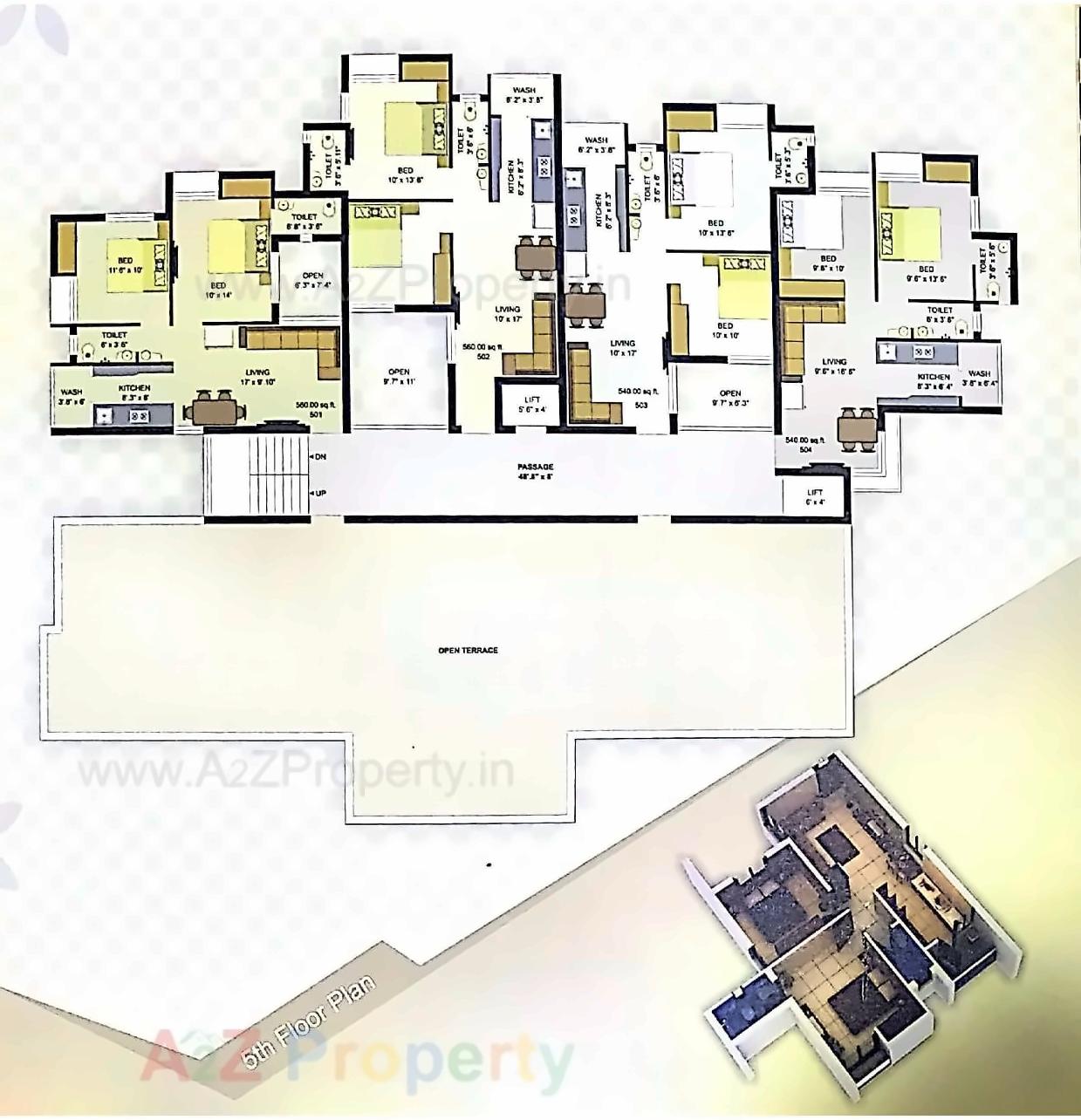 Layout of real estate project Akshar Habitat located at Rajkot, Rajkot, Gujarat