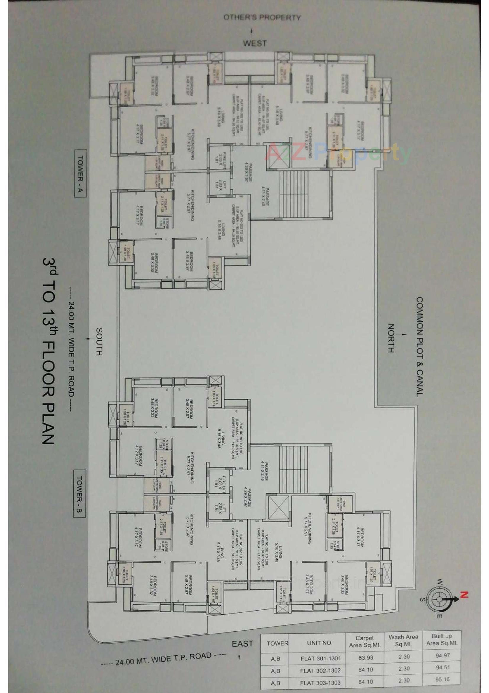 Layout of real estate project Akshar Heights located at Rajkot, Rajkot, Gujarat