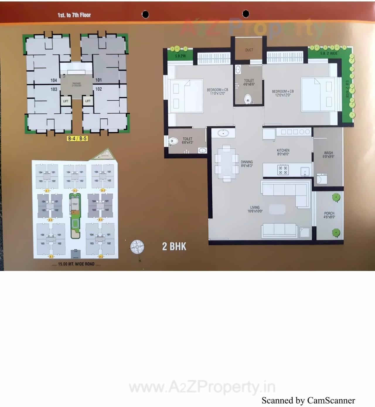 Layout of real estate project Akshar Parisar located at Mavdi, Rajkot, Gujarat