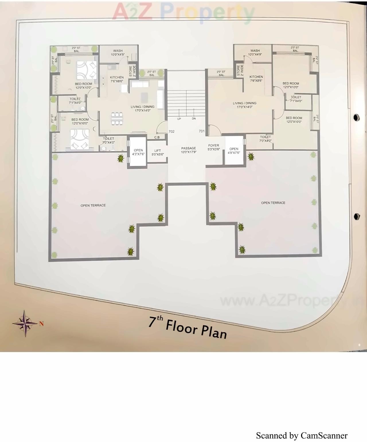 Layout of real estate project Akshar Tirth located at Mavdi, Rajkot, Gujarat