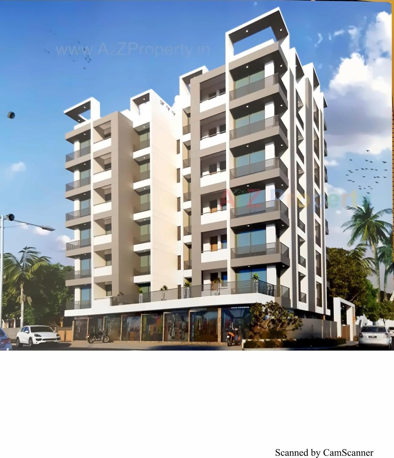 3D Elevation of real estate project Akshar Tirth located at Mavdi, Rajkot, Gujarat