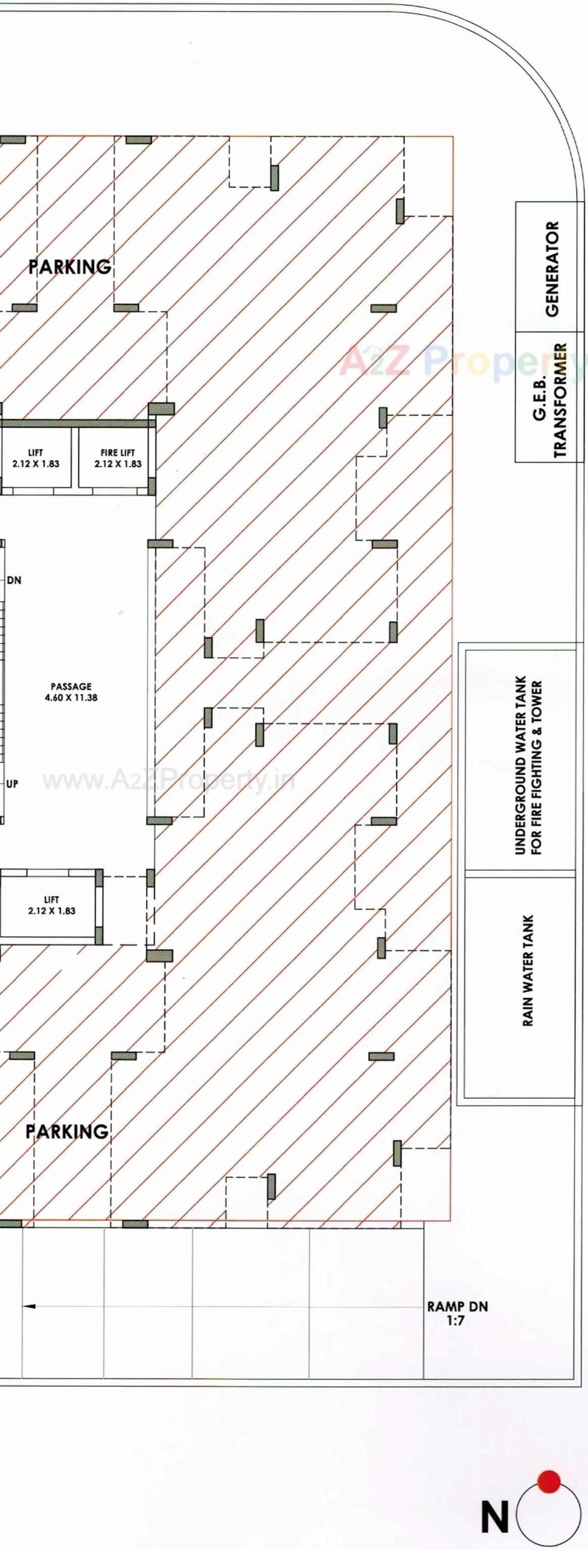 Layout of real estate project Alaska located at Nanamava, Rajkot, Gujarat