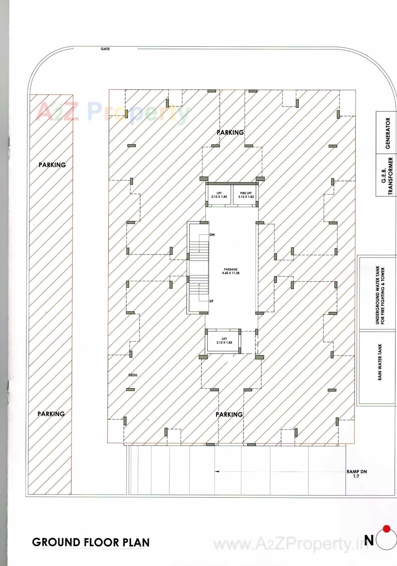 Layout of real estate project Alaska located at Nanamava, Rajkot, Gujarat