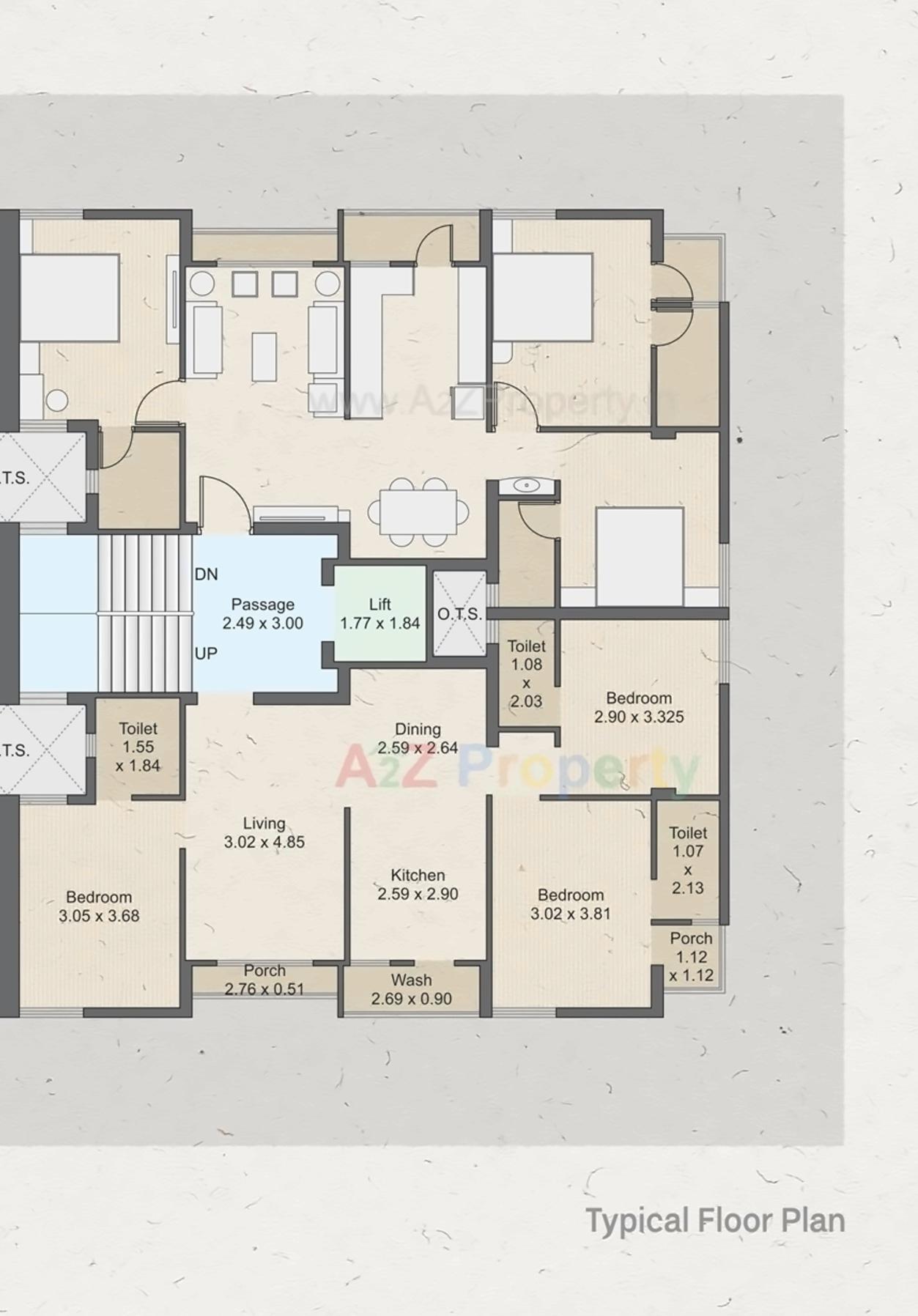 Layout of real estate project Alpha Kavyam located at Raiya, Rajkot, Gujarat