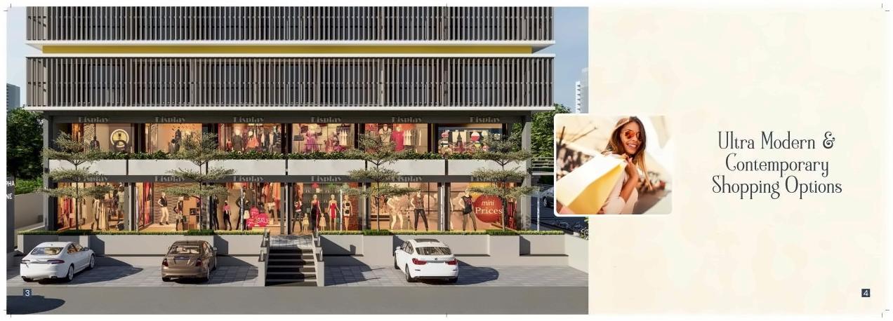 3D Elevation of real estate project Alpha One located at Mavdi, Rajkot, Gujarat