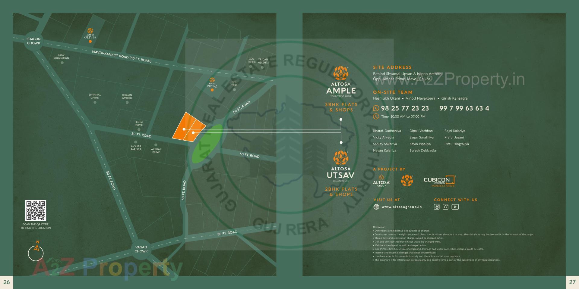  of real estate project Altosa Ample Altosa Utsav located at Mavdi, Rajkot, Gujarat