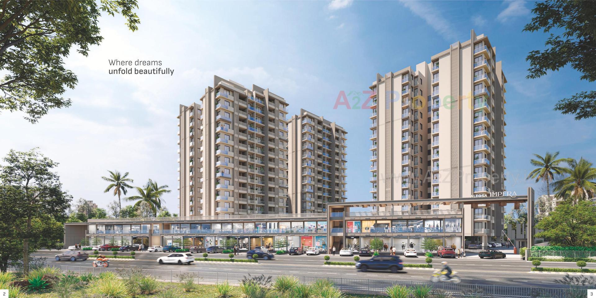 3D Elevation of real estate project Altosa Impera located at Rajkot, Rajkot, Gujarat