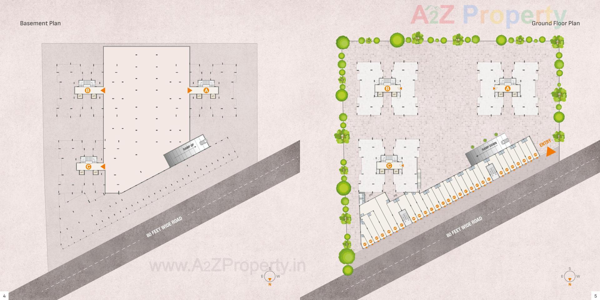 Layout of real estate project Altosa Impera located at Rajkot, Rajkot, Gujarat