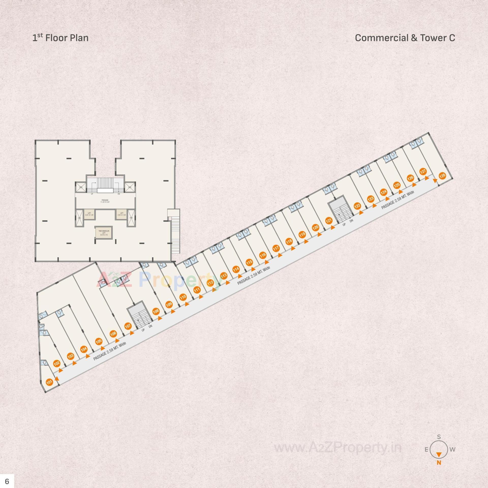 Layout of real estate project Altosa Impera located at Rajkot, Rajkot, Gujarat