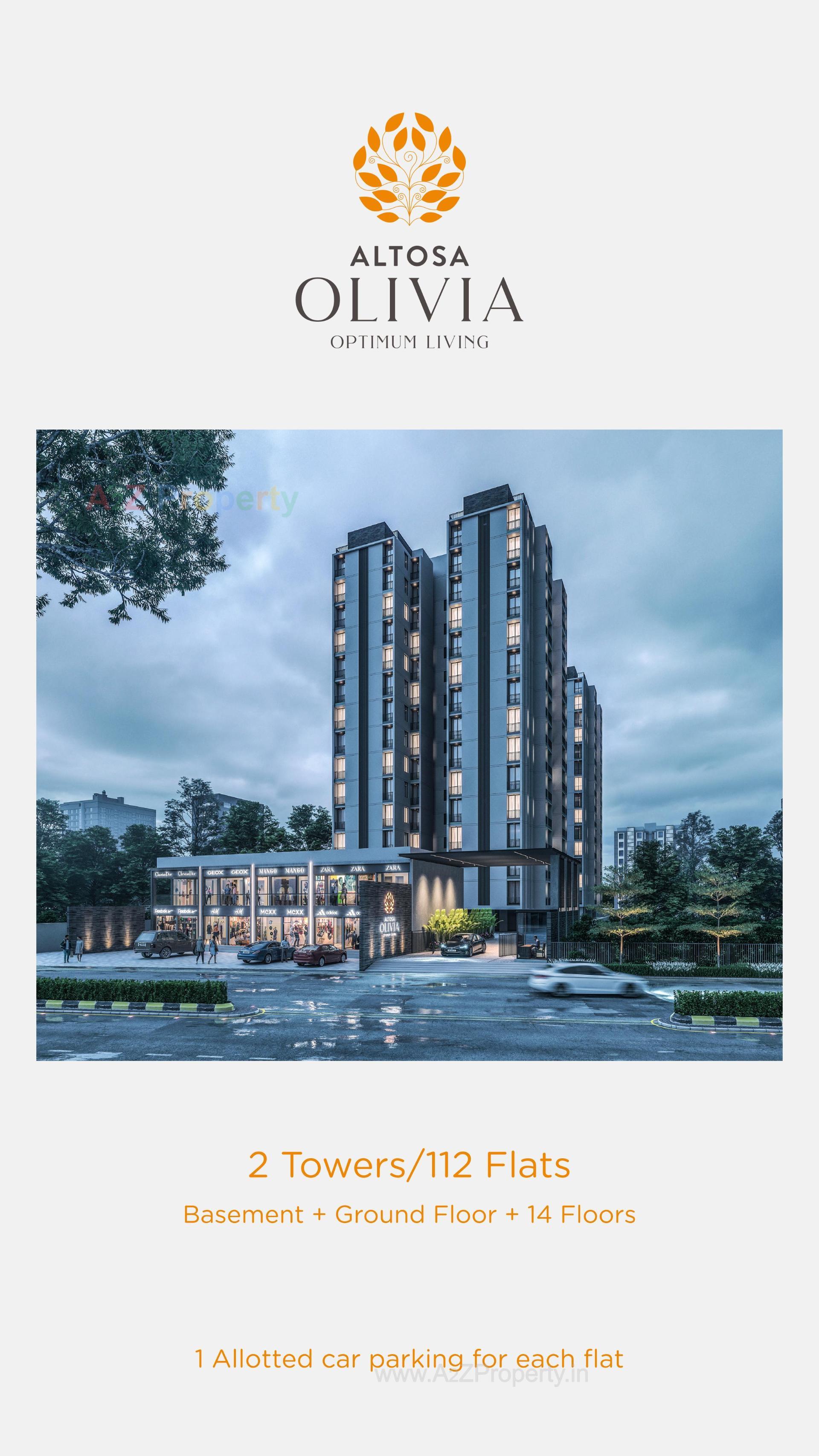  of real estate project Altosa Olivia located at Mavdi, Rajkot, Gujarat