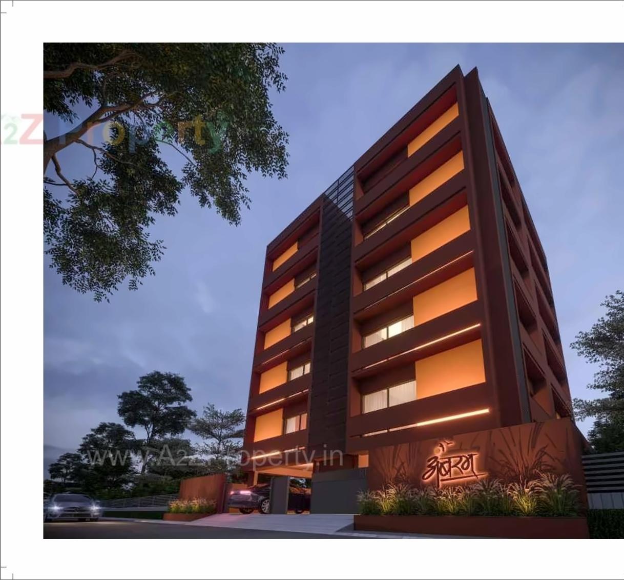 3D Elevation of real estate project Ambaram located at Munjka, Rajkot, Gujarat