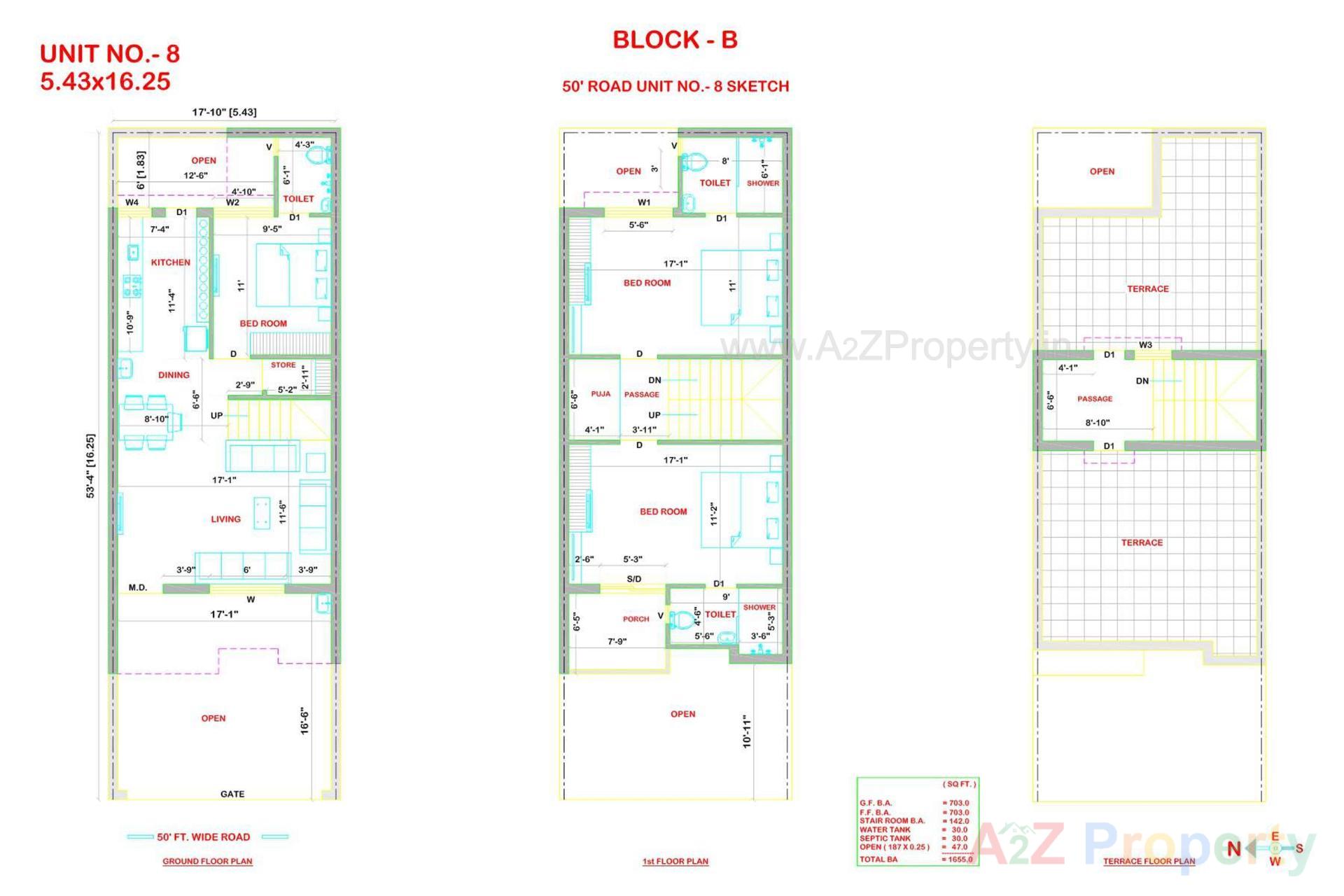 Layout of real estate project Ami Exotica located at Manharpura, Rajkot, Gujarat