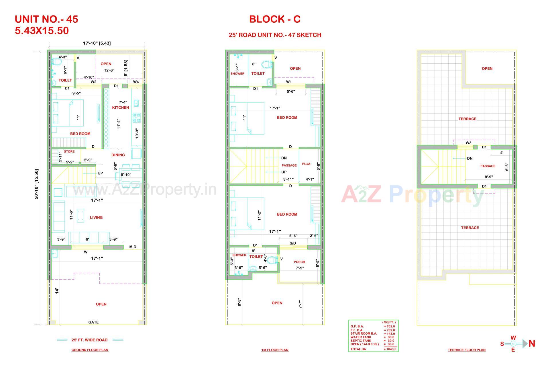 Layout of real estate project Ami Exotica located at Manharpura, Rajkot, Gujarat