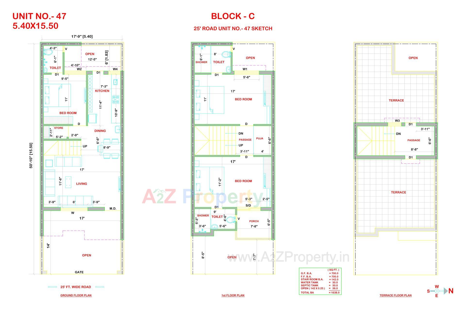Layout of real estate project Ami Exotica located at Manharpura, Rajkot, Gujarat