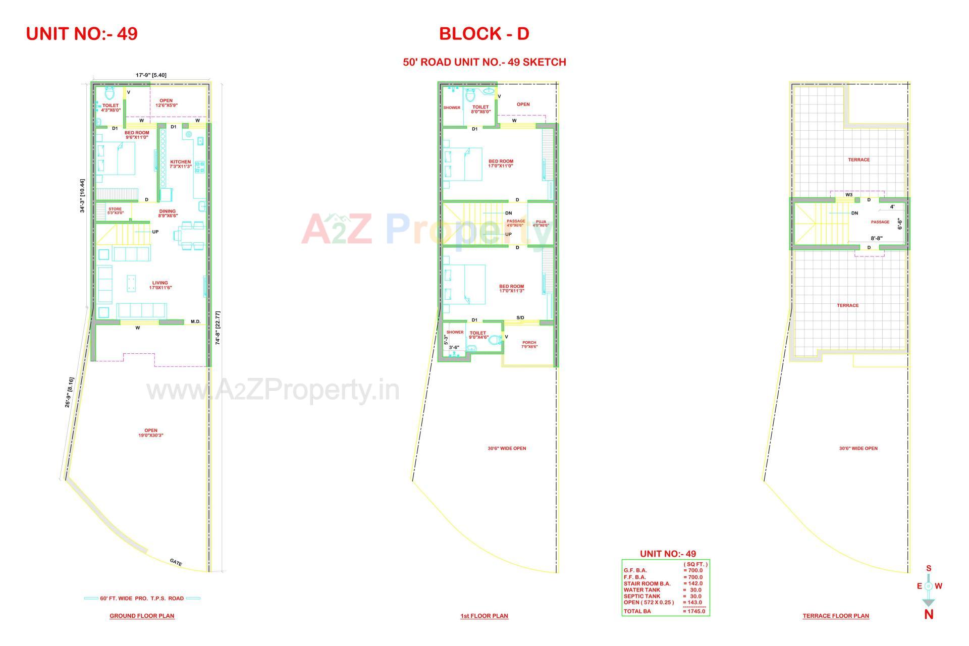 Layout of real estate project Ami Exotica located at Manharpura, Rajkot, Gujarat